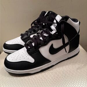Nike Dunk High Black and White High-Top Sneakers
